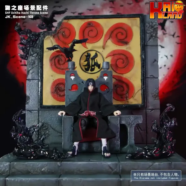 Naruto Jacksdo Studio Uchiha Itachi Scene Accessories Resin Statue 1