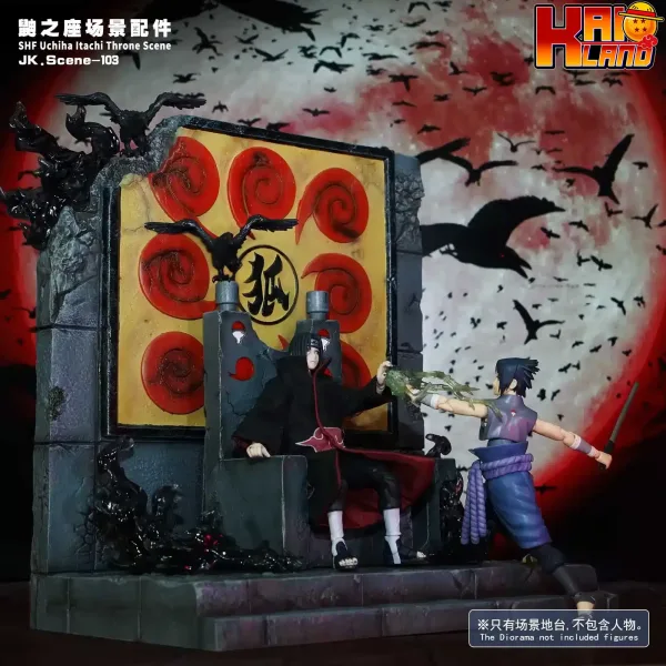 Naruto Jacksdo Studio Uchiha Itachi Scene Accessories Resin Statue 3