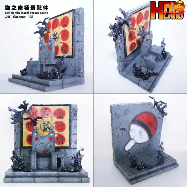 Naruto Jacksdo Studio Uchiha Itachi Scene Accessories Resin Statue 8