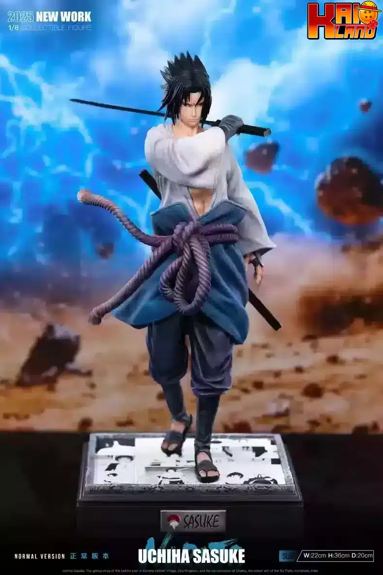 Naruto Nirvana Studio Sasuke Uchiha Resin Statue