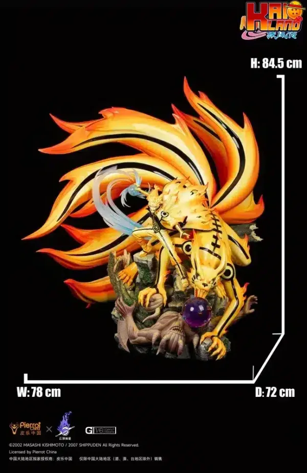 Naruto Pickstar Studio Naruto Kurama Licensed Resin Statue 5