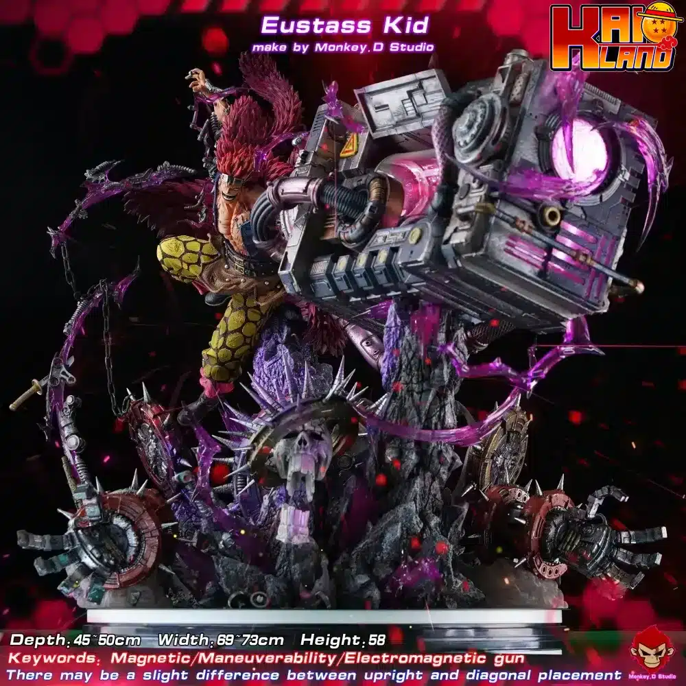 One Piece Monkey D Studio Eustass Kid Resin Statue