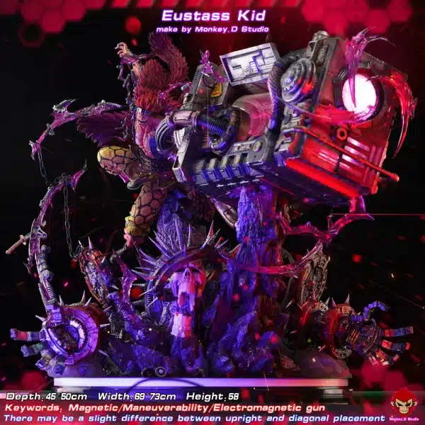 One Piece Monkey D Studio Eustass Kid Resin Statue 1
