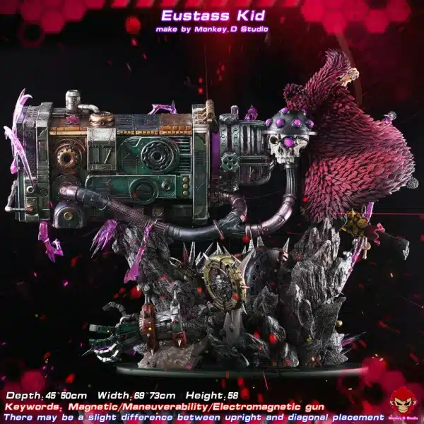 One Piece Monkey D Studio Eustass Kid Resin Statue 5