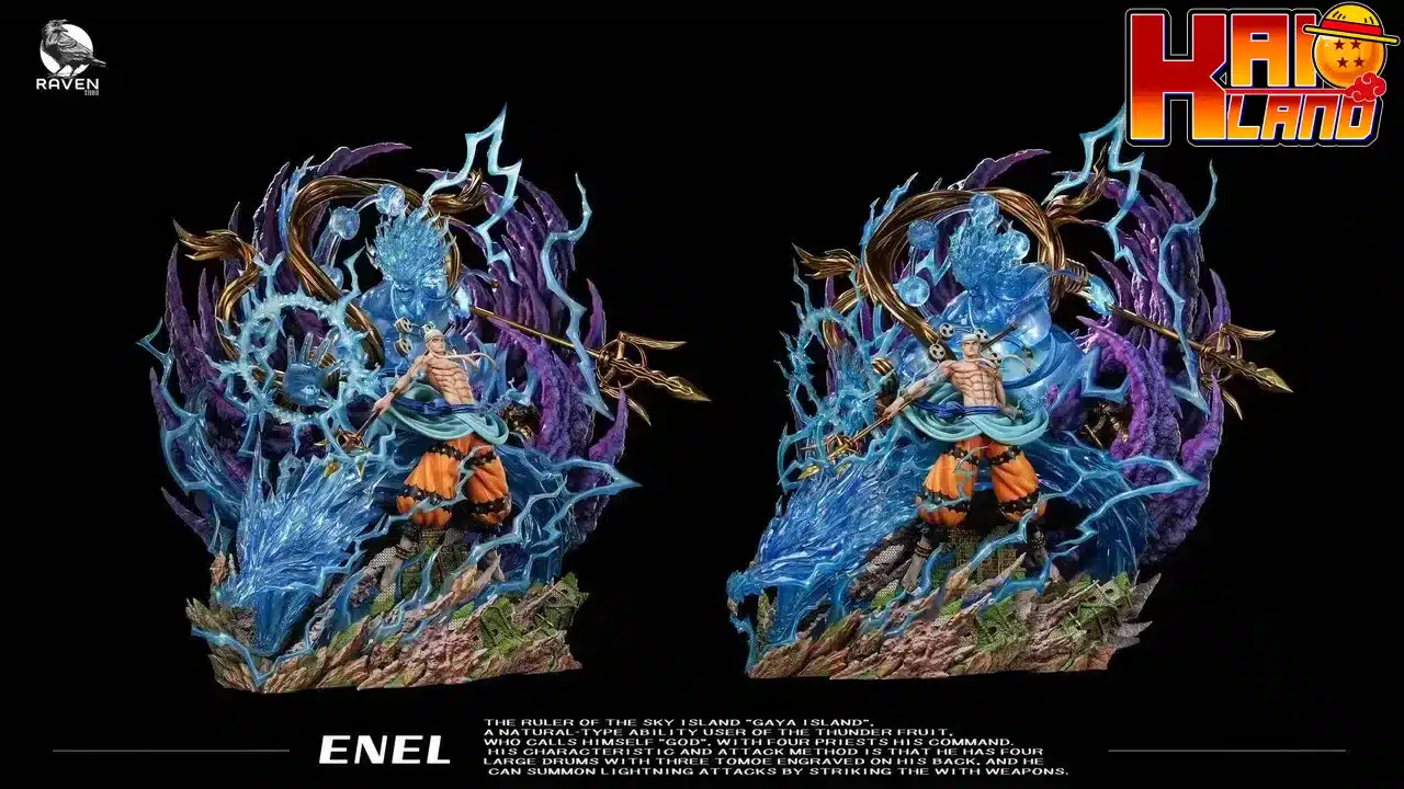 One Piece Raven Studio Enel Resin Statue