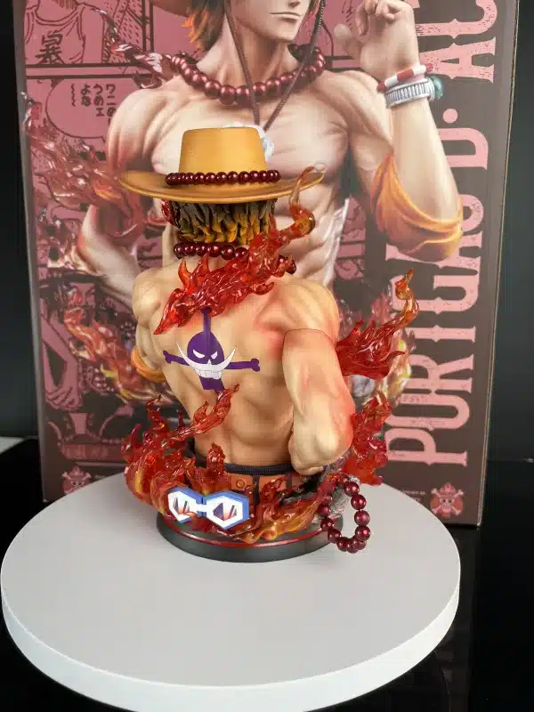 One Piece UNO Studio Portgas D Ace Bust Resin Statue 2 1