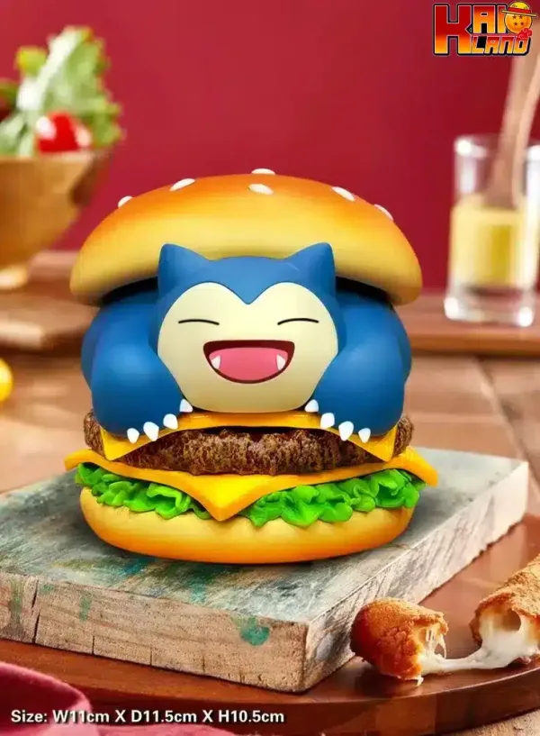 Pokemon PPAP Studio Hamburger Snorlax Resin Statue 1