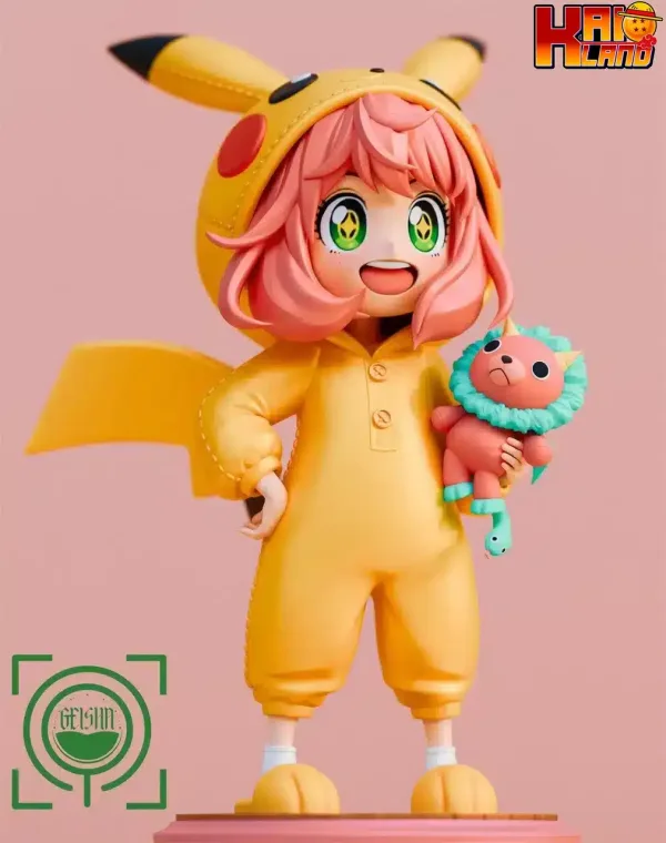 Spy x Family Geisha Studio Anya cos Pikachu Resin Statue 2
