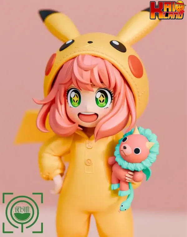 Spy x Family Geisha Studio Anya cos Pikachu Resin Statue 4