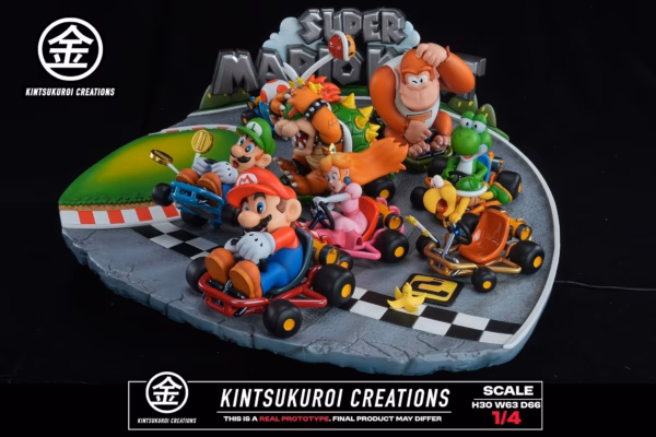 Super Mario Kintsukuroi Creations SMK Diorama Resin Statue 1 1