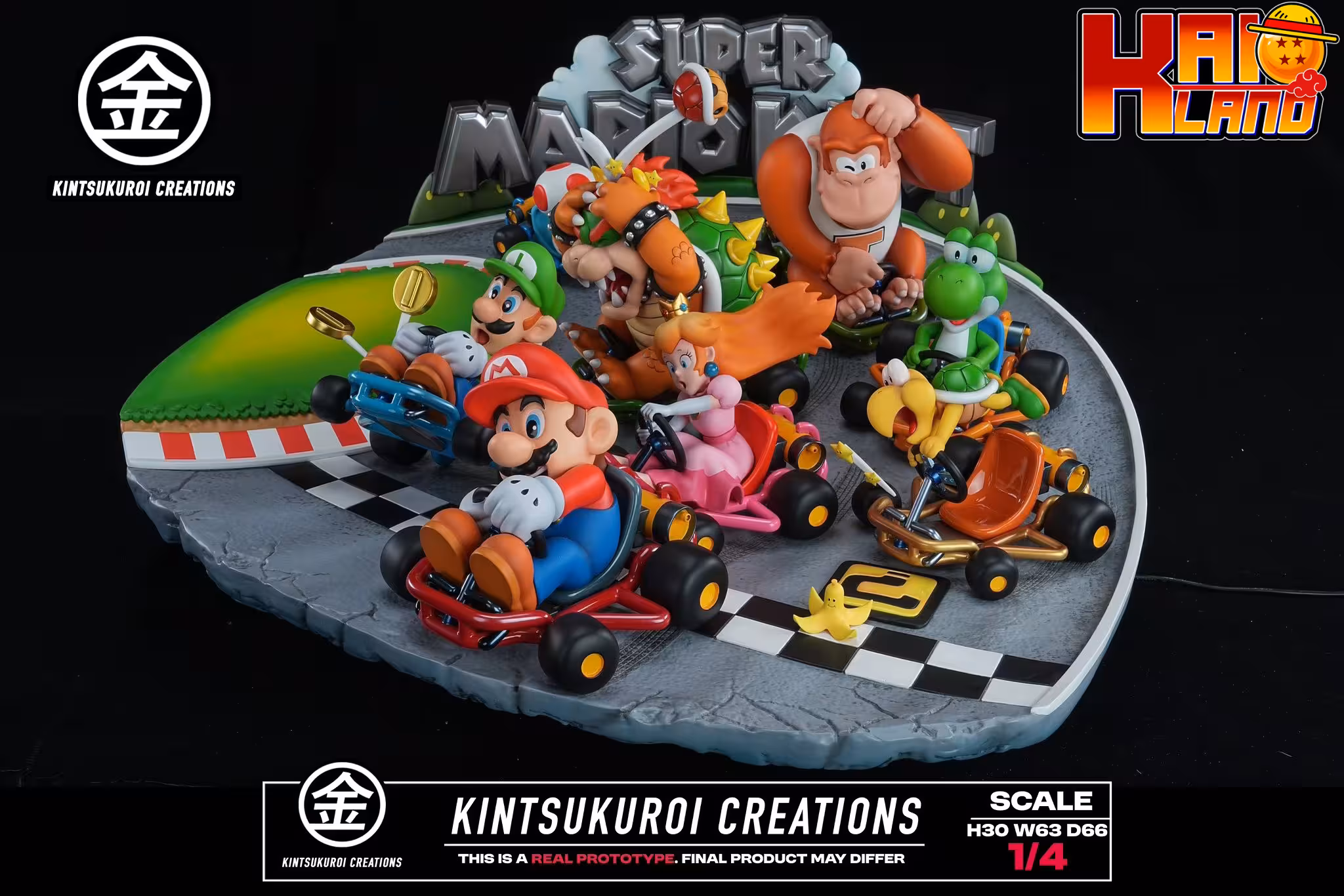 Super Mario Kintsukuroi Creations SMK Diorama Resin Statue