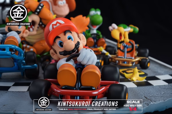 Super Mario Kintsukuroi Creations SMK Diorama Resin Statue 2 1