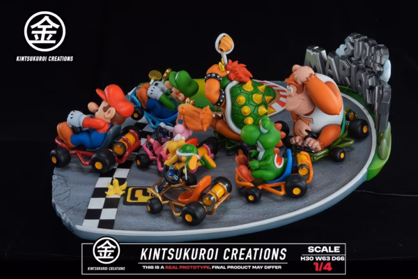 Super Mario Kintsukuroi Creations SMK Diorama Resin Statue 5 1
