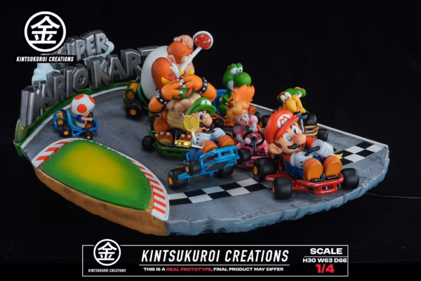 Super Mario Kintsukuroi Creations SMK Diorama Resin Statue 6 1