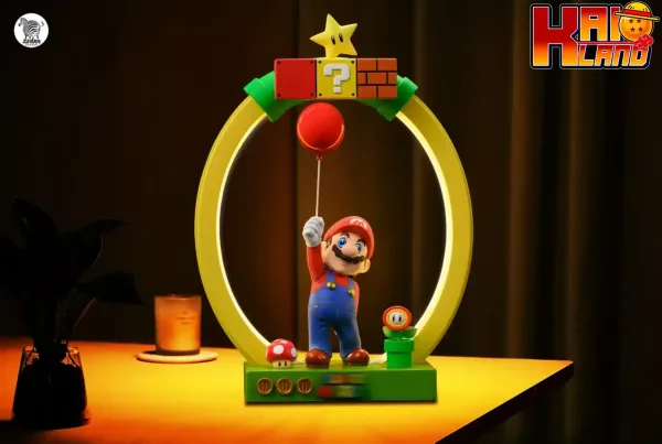 Super Mario Zebra Studio Mario Lamp Resin Statue 1