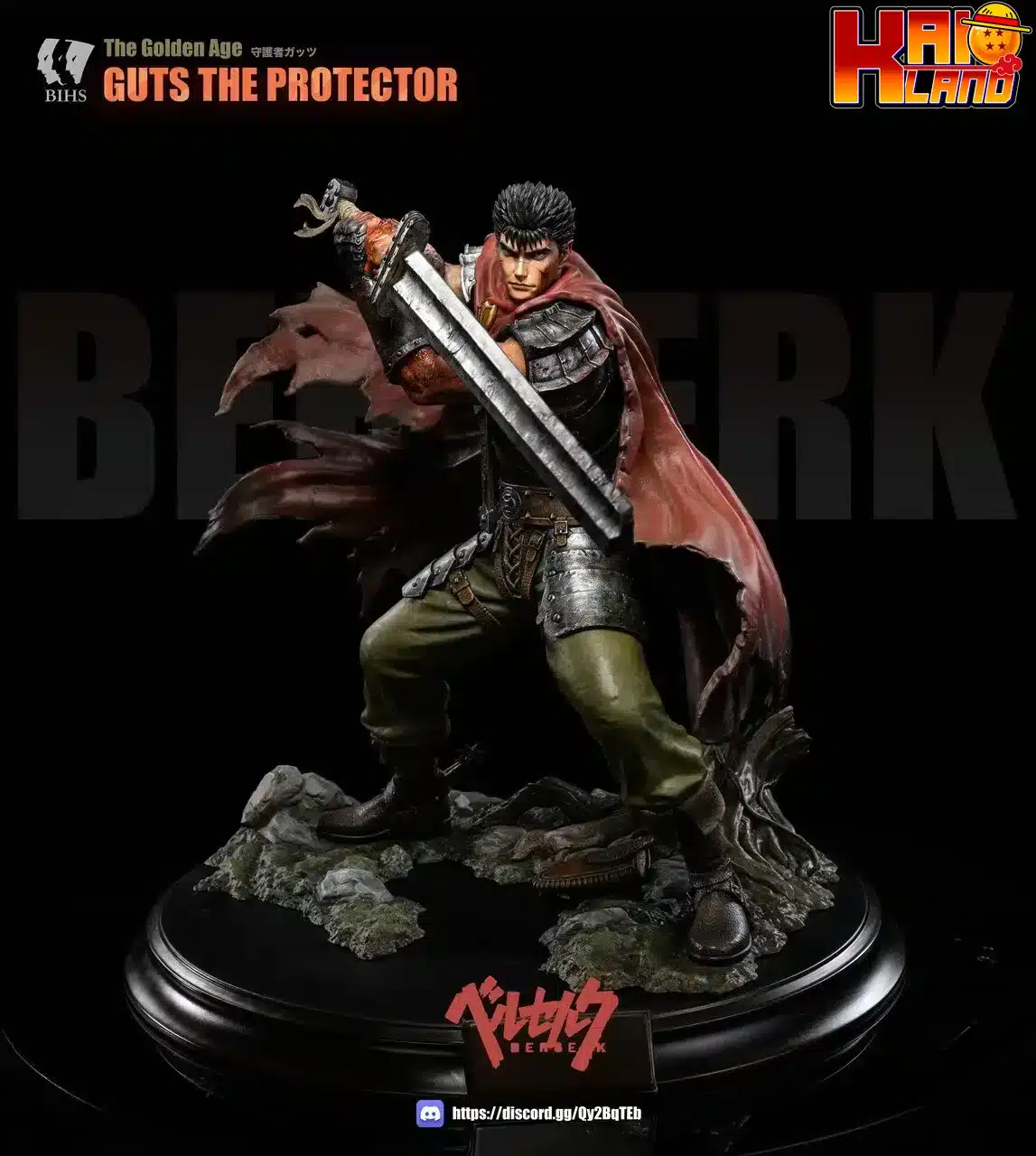 Berserk BIHS Studio 2 Golden Age Chapter Guardian Guts Resin Statue