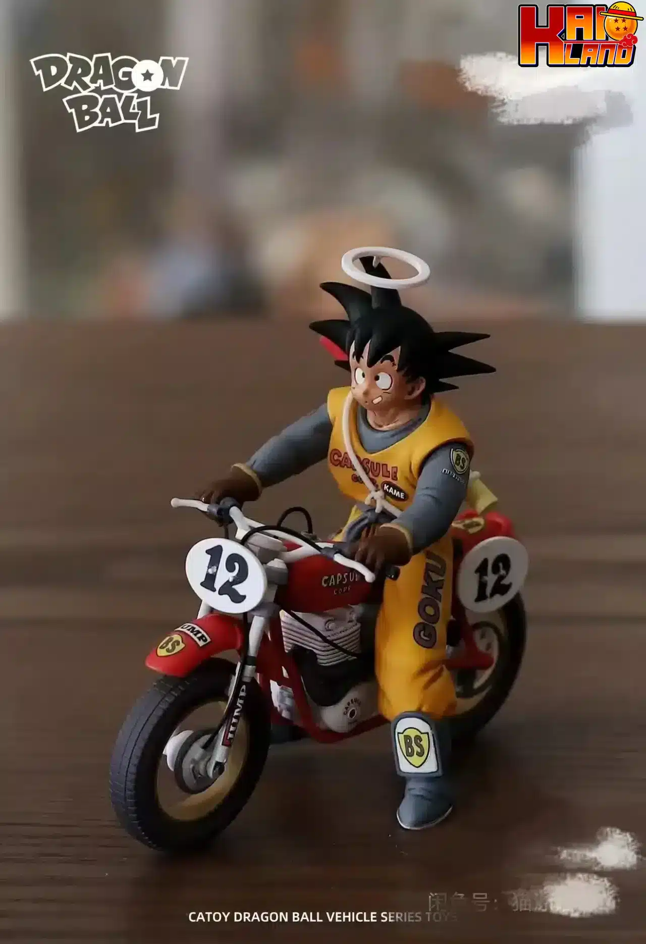 Dragon Ball LL Studio Goku Riding a Motorcycle Resin Statue
