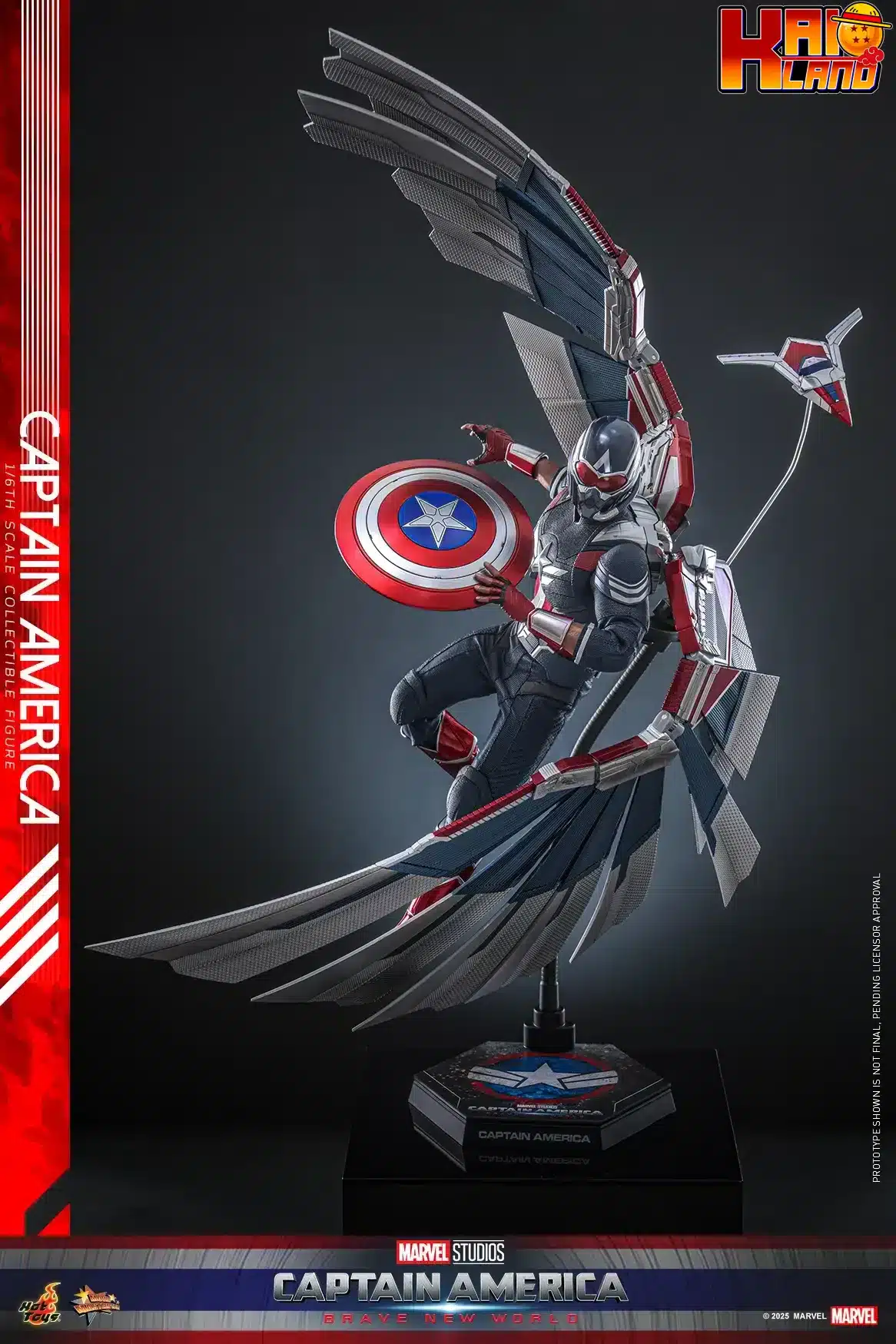 Marvel Hot toys Captain America Brave New World Sam Wilson