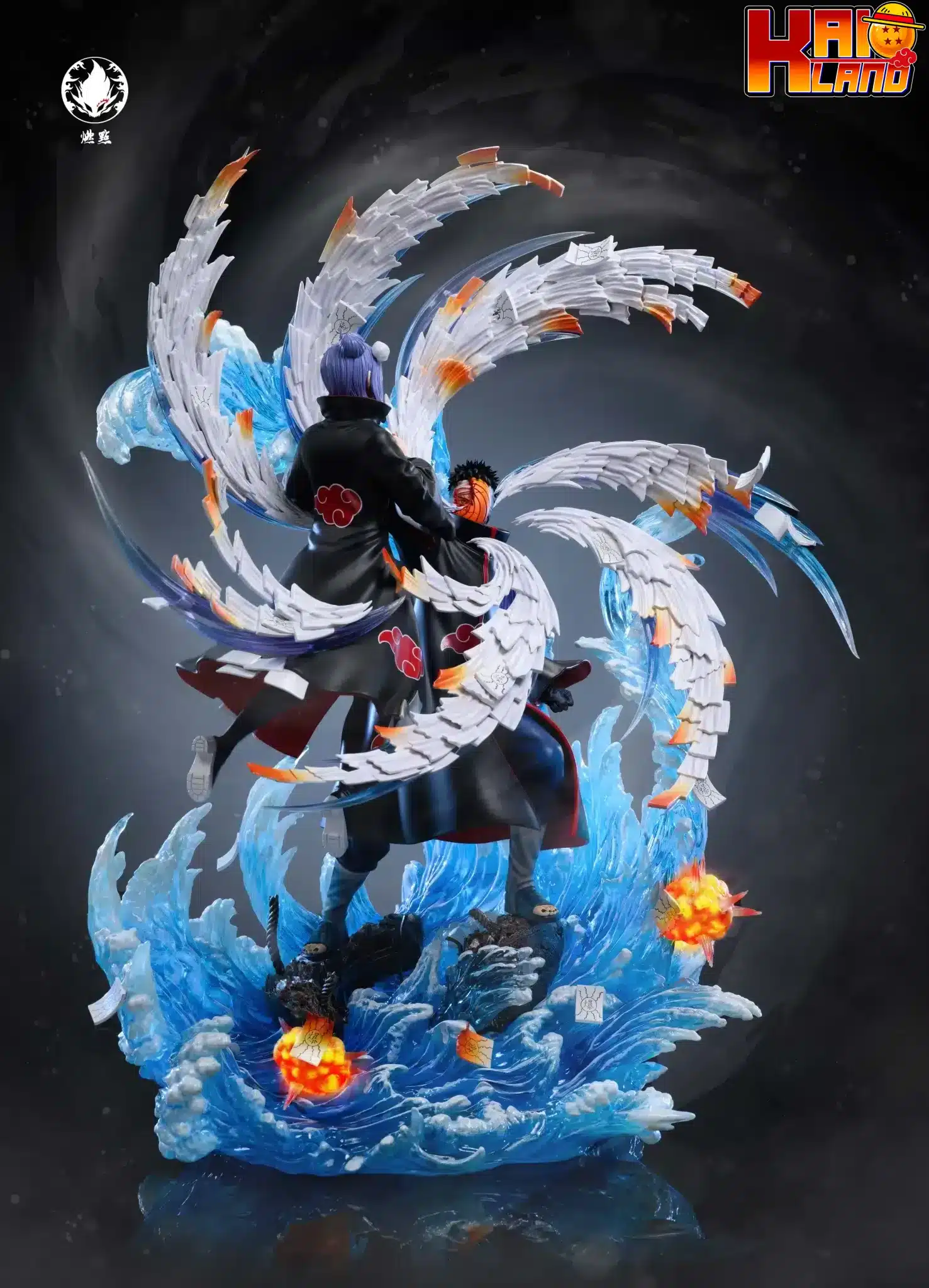 Naruto RanDian Studio Obito Vs Konan Resin Statue