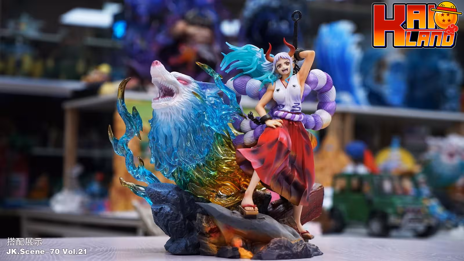 One Piece JacksDo Studio Yamato Special Effect Accessories Resin Statue
