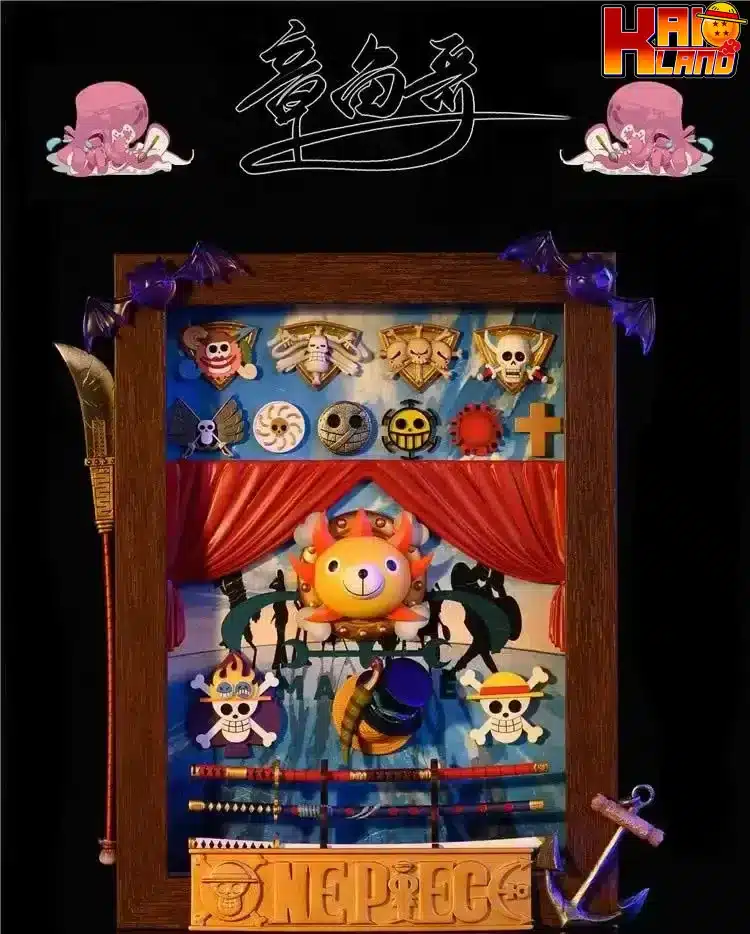 One Piece Octopus Studio Photo Frame Resin Statue