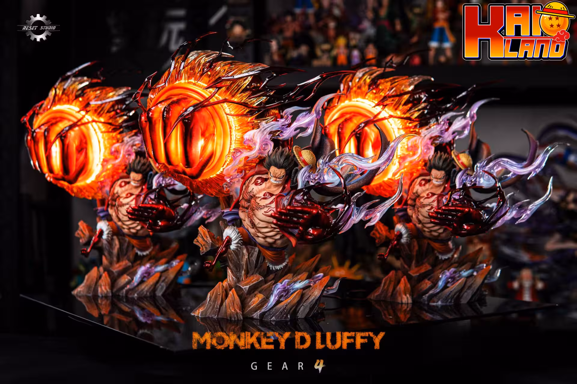 One Piece Reset Studio Gear 4 Luffy King Kong Gun Resin Statue