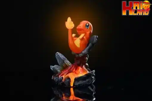 Pokemon Dream ELF Studio Charmander Night Light Resin Statue