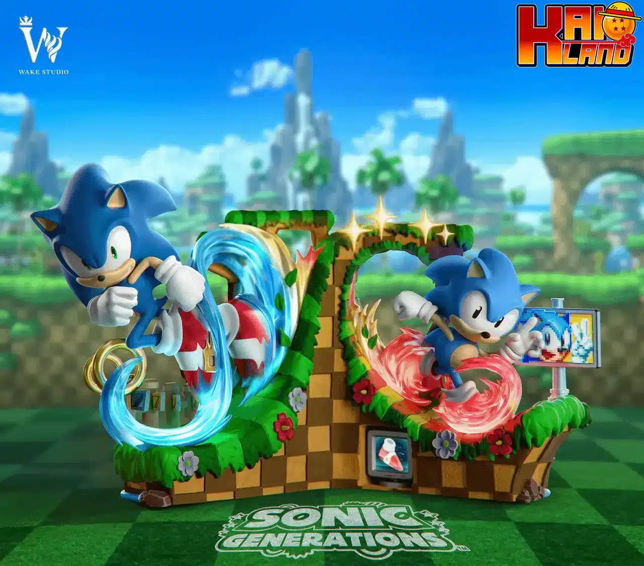 Sonic Wake Studio Sonic the Hedgehog Resin Statue