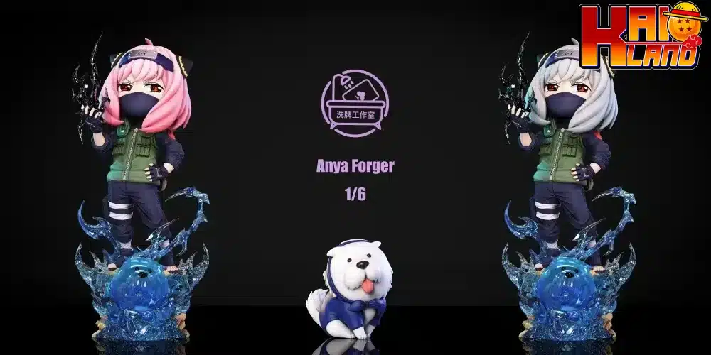 Spy x Family Xi Pai Studio Anya Forger COS Hatake Kakashi Resin Statue