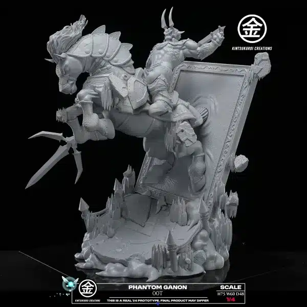 The Legend of Zelda Kintsukuroi Creations Studio Phantom Ganon Resin Statue 1 min