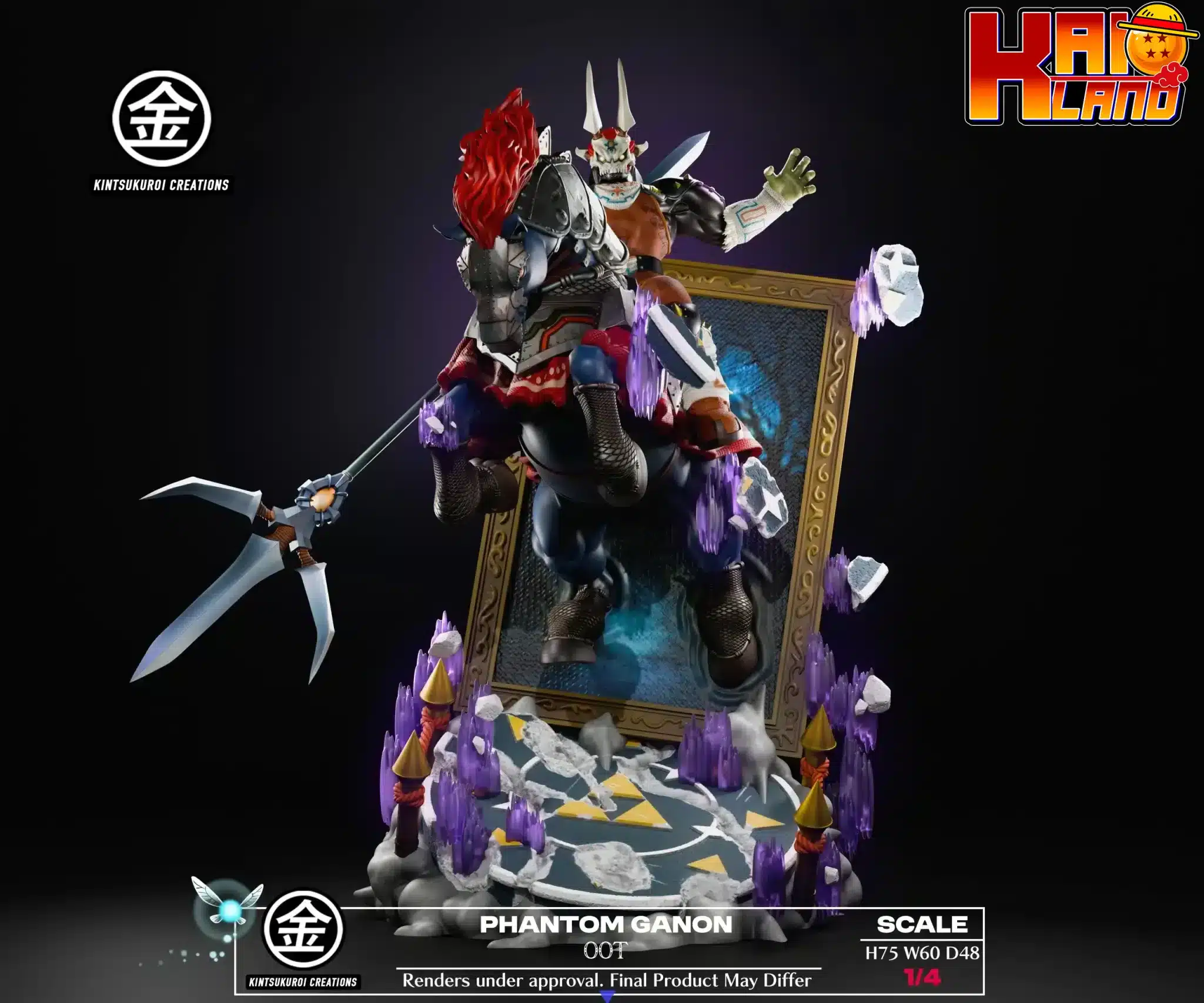The Legend of Zelda Kintsukuroi Creations Studio Phantom Ganon Resin Statue