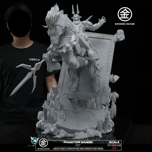 The Legend of Zelda Kintsukuroi Creations Studio Phantom Ganon Resin Statue 3 min