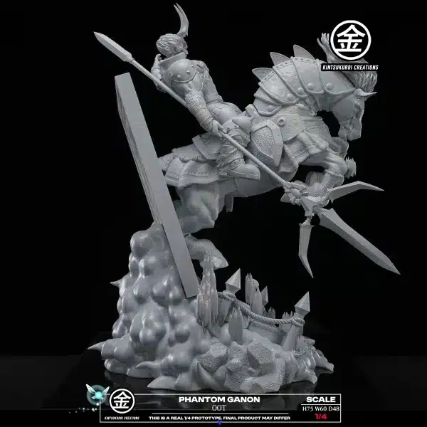 The Legend of Zelda Kintsukuroi Creations Studio Phantom Ganon Resin Statue 6 min