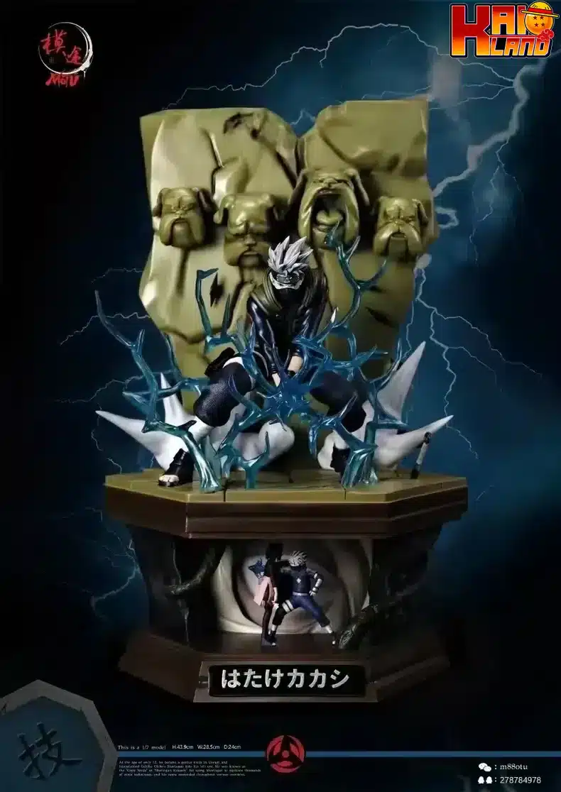 Naruto Motu Studio Kakashi Resin Statue