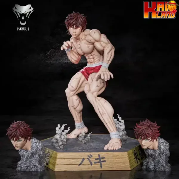 Baki The Grappler Player 1 Studio Hanma Baki Resin Statue 1 png