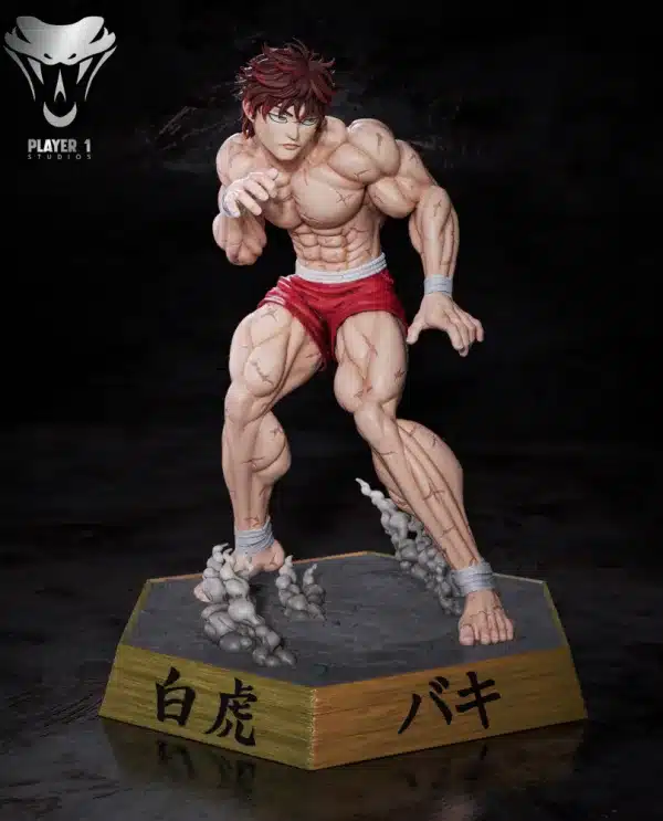 Baki The Grappler Player 1 Studio Hanma Baki Resin Statue 2