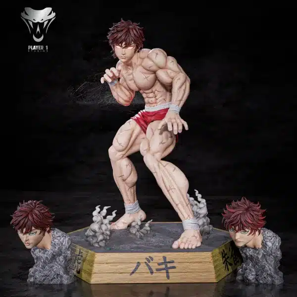 Baki The Grappler Player 1 Studio Hanma Baki Resin Statue 5