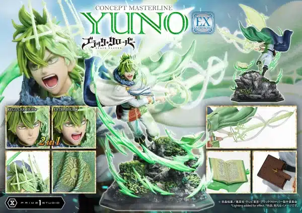 Black Clover Prime 1 Studio Yuno Licensed Resin Statue 9