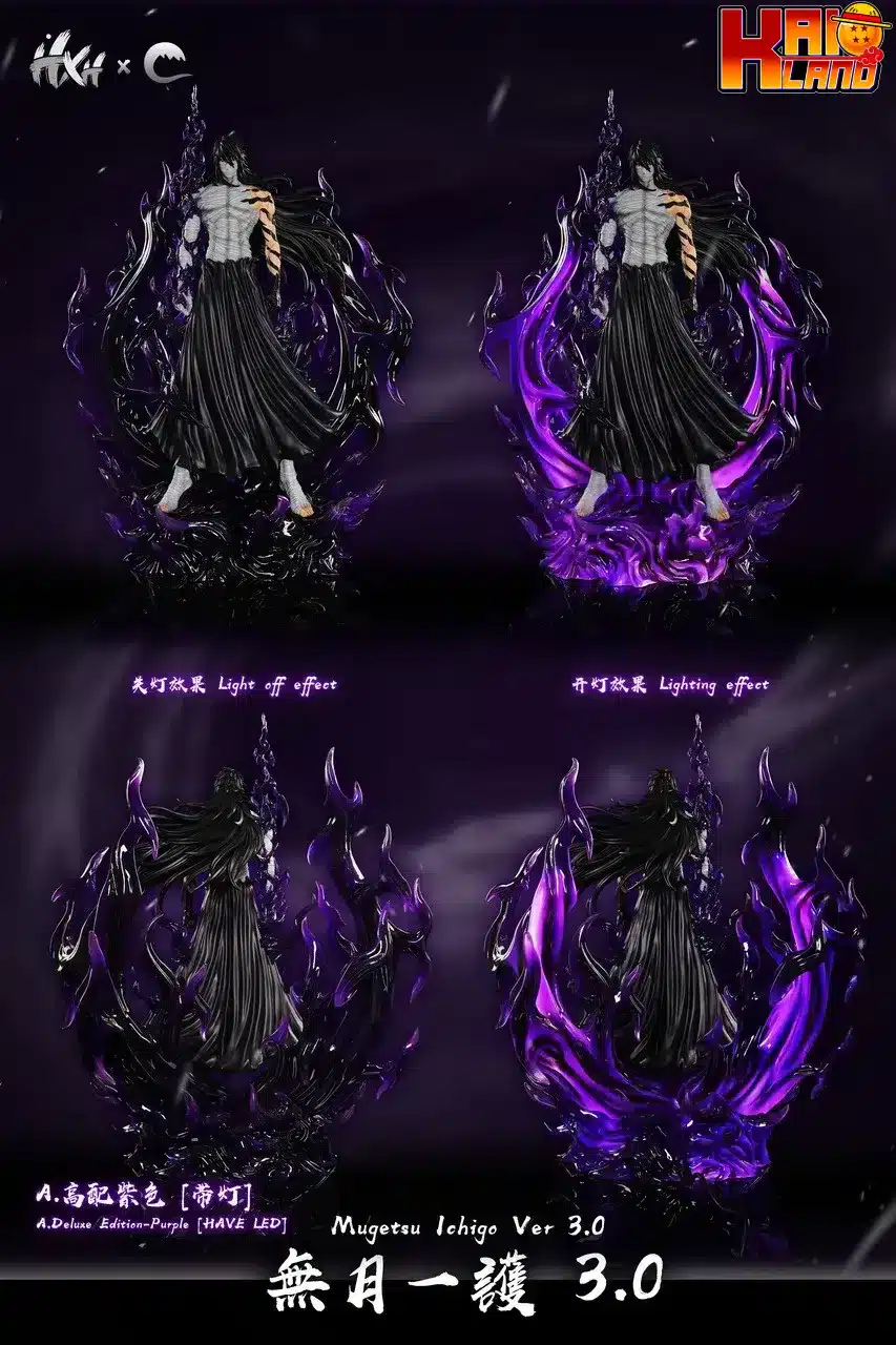 Bleach HXHENG × CHENG Studio Mugetsu Ichigo V3 Resin Statue