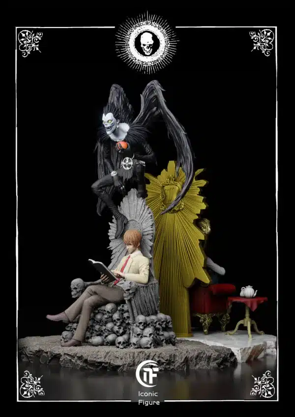 Death Note IF Studio Light Yagami x L Lawliet Resin Statue 0