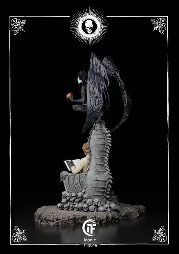 Death Note IF Studio Light Yagami x L Lawliet Resin Statue 2