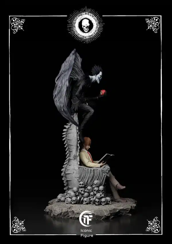 Death Note IF Studio Light Yagami x L Lawliet Resin Statue 3