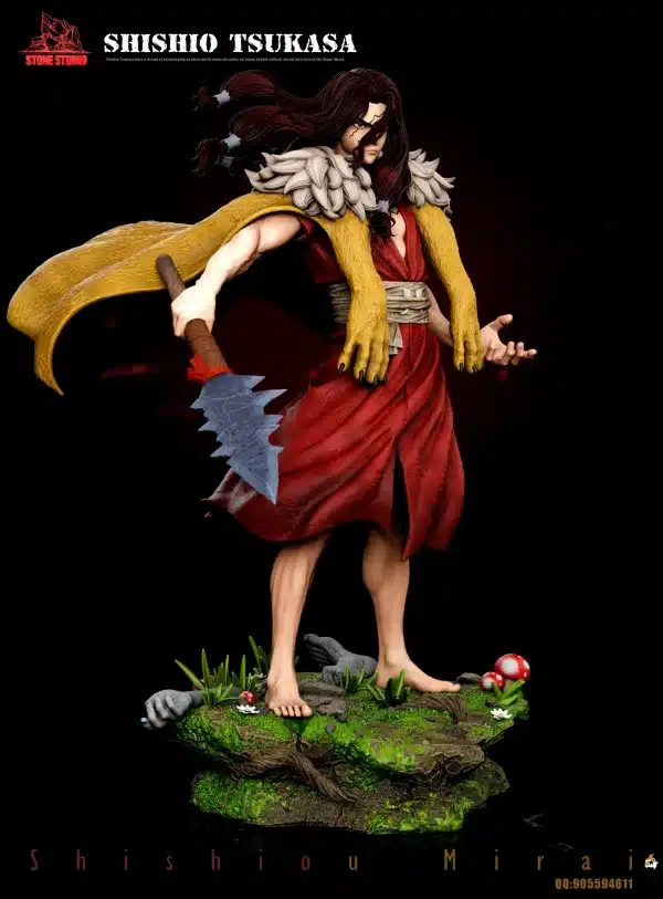 Dr Stone Stone Studio Shishio Tsukasa Resin Statue 3