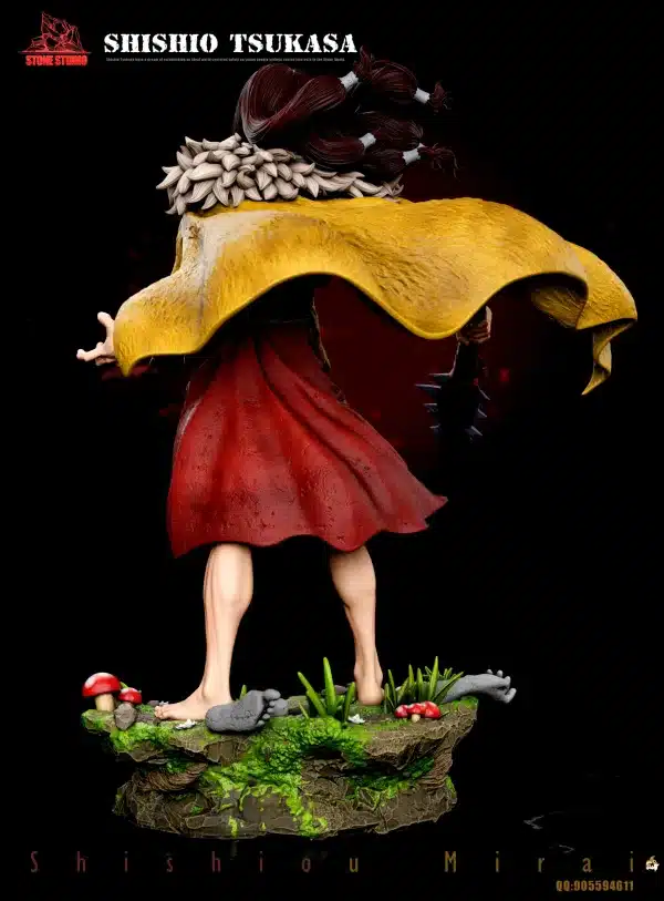 Dr Stone Stone Studio Shishio Tsukasa Resin Statue 4