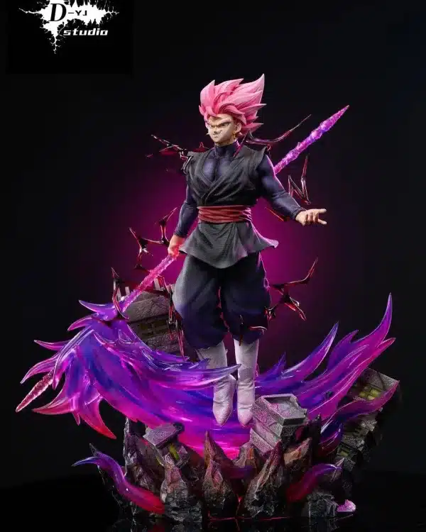 Dragon Ball D YJ Studio Goku SSJ Rose Resin Statue 1