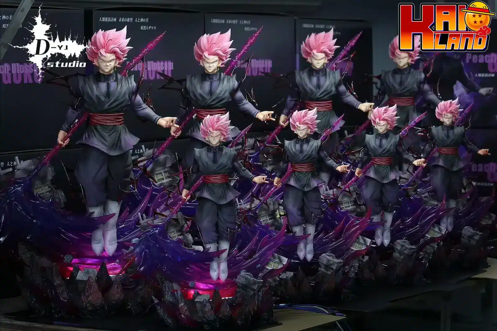 Dragon Ball D YJ Studio Goku SSJ Rose Resin Statue