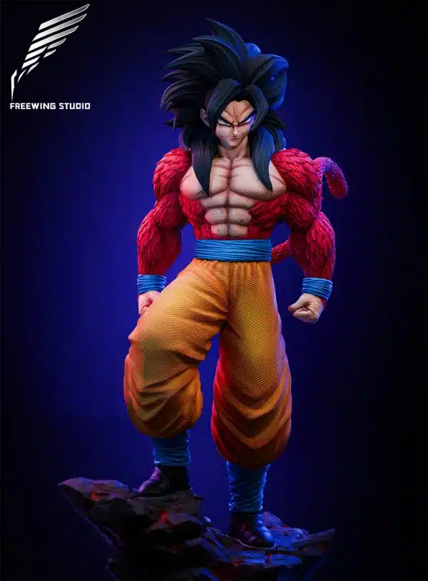 Dragon Ball Freewing Studio Super Saiyan 4 Son Goku Resin Statue 2