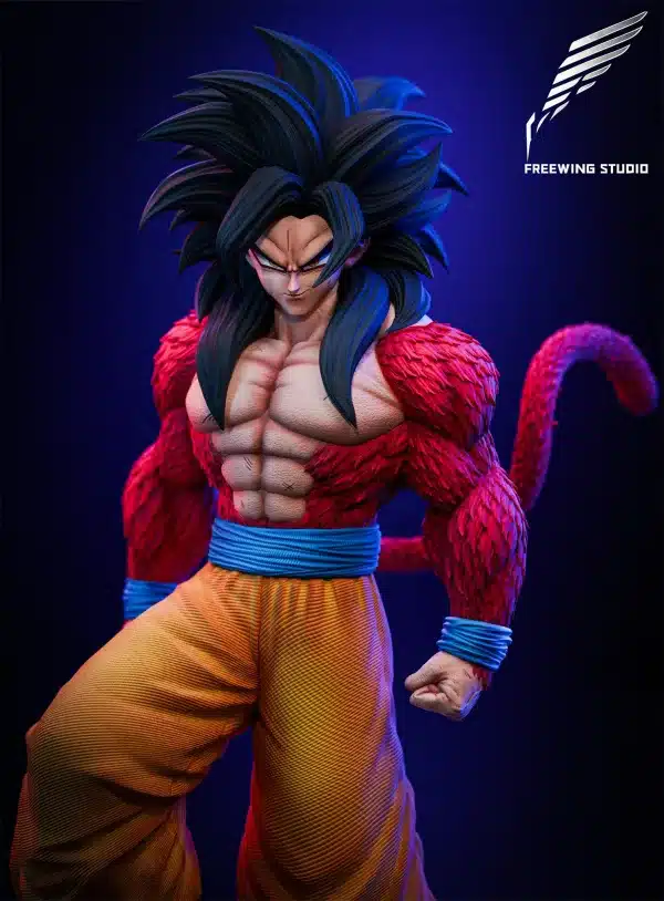 Dragon Ball Freewing Studio Super Saiyan 4 Son Goku Resin Statue 3