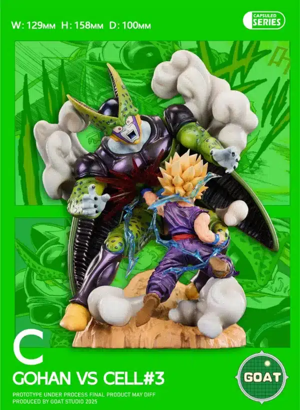 Dragon Ball GOAT Studio Cell Chapter Series Resin Statue 4