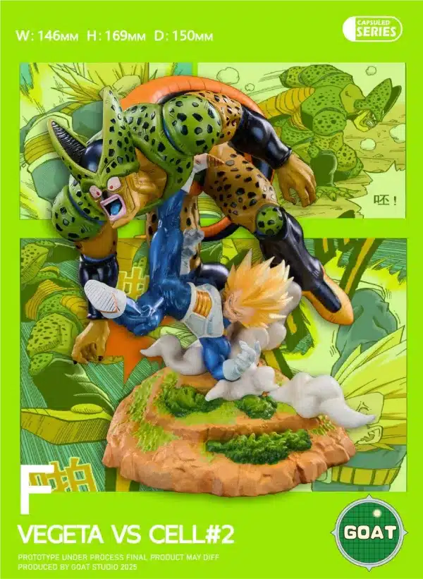 Dragon Ball GOAT Studio Cell Chapter Series Resin Statue 7